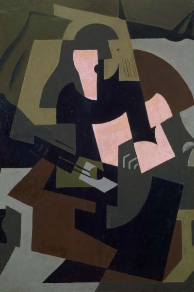 mujer con guitarra maria blanchard reina sofia