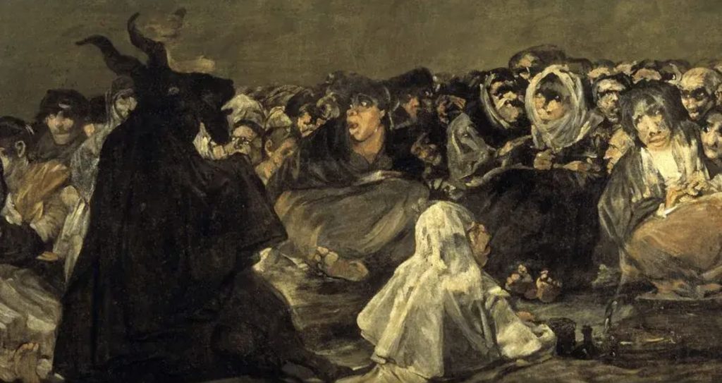 One of the Black Paintings, by Francisco de Goya