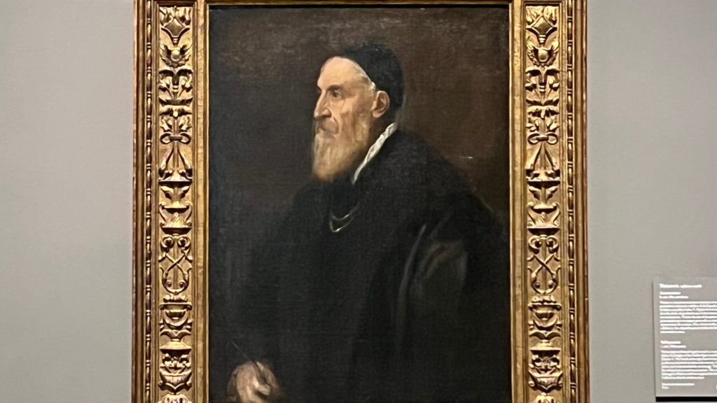 Titian's selfportrait. Prado Museum. TGYN