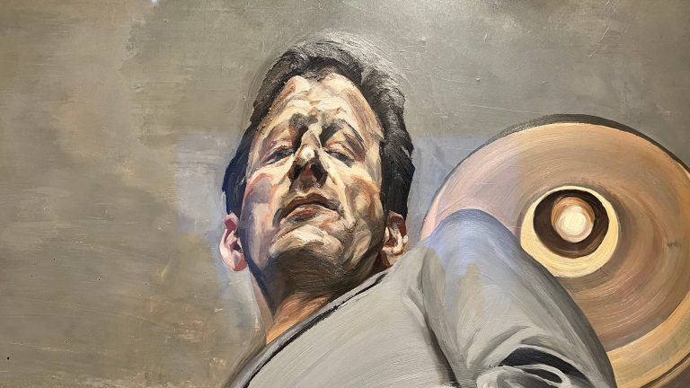 Detalle del autorretrato. Lucian Freud. Museo Thyssen. TGYN