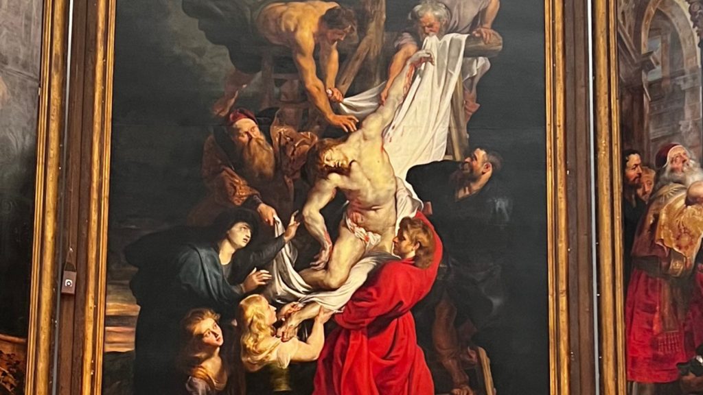 Descendimiento de la cruz, Rubens. Catedral de Amberes. TGYN