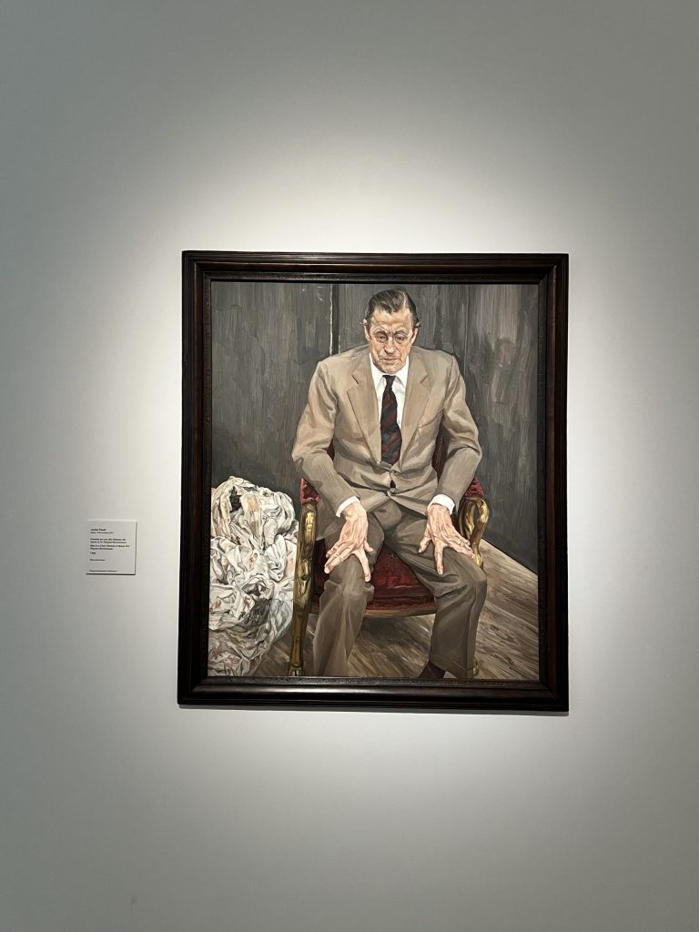 "Retrato del barón H. H. Thyssen". Lucian Freud. Museo Thyssen. The guides you need