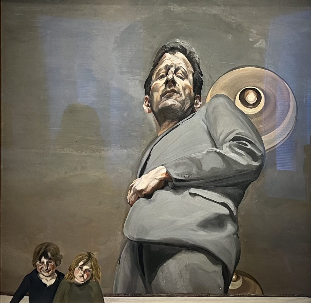 "Reflejo con dos niños (Autorretrato)" Lucian Freud. Museo Thyssen. The guides you need