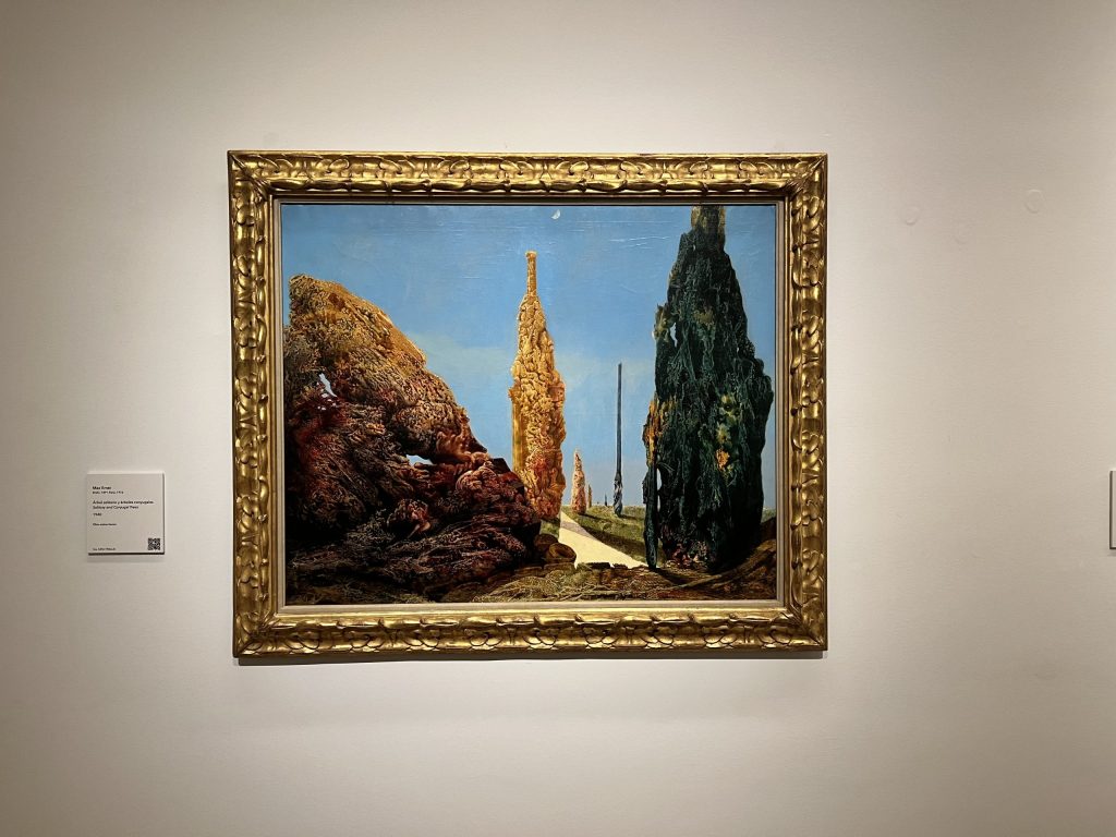 "Árbol solitario y árboles conyugales", Ernst. Museo Thyssen. The guides you need