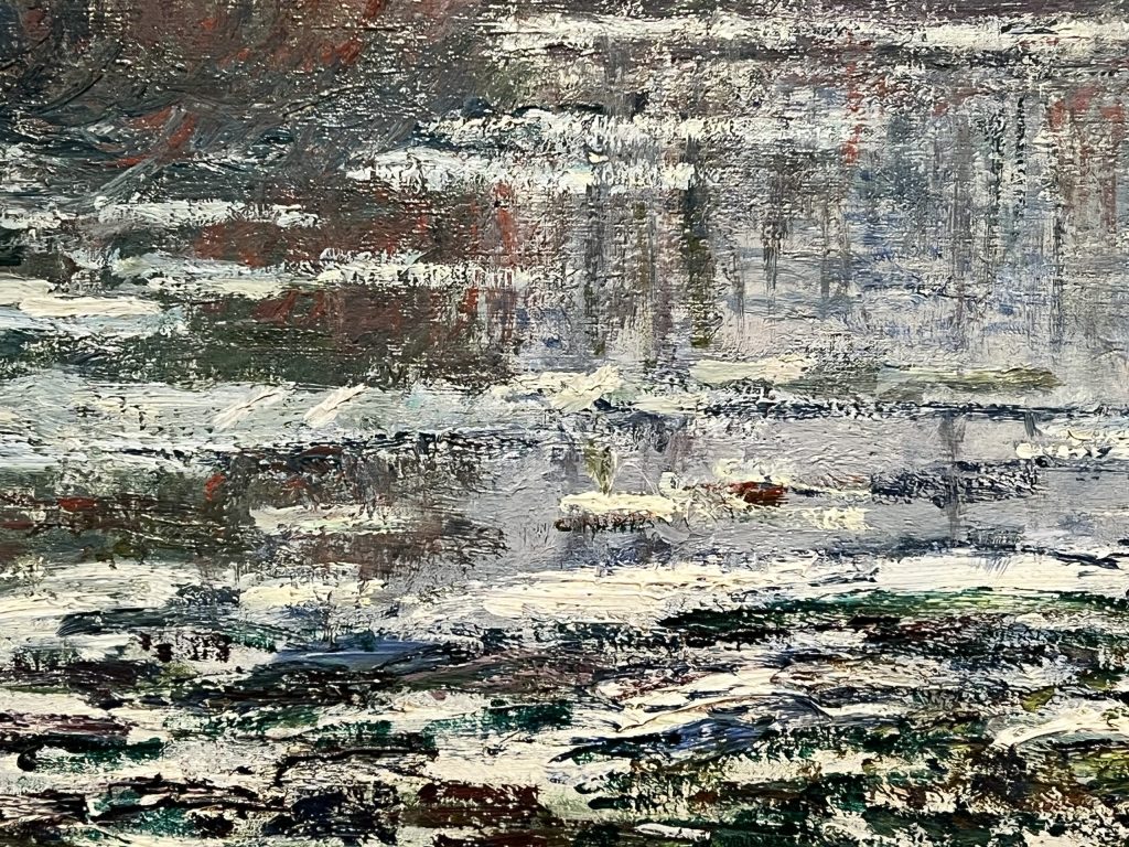 Detail of "The Thaw at Vétheuil".