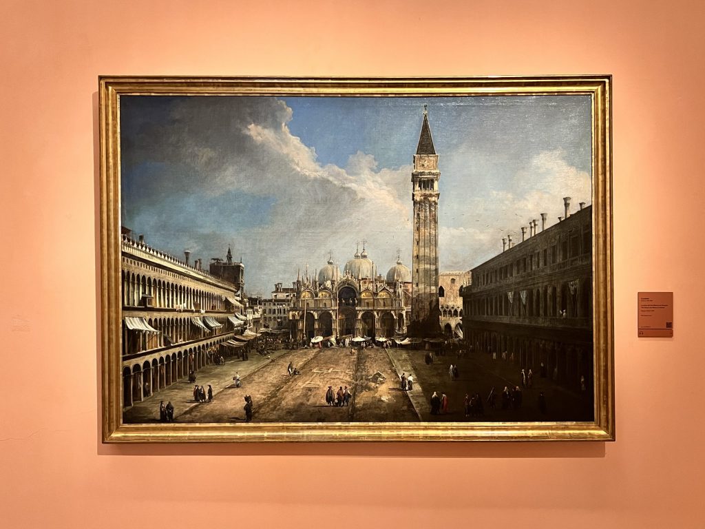 "La Plaza de San Marcos en Venecia". Canaletto. Museo Thyssen. TGYN