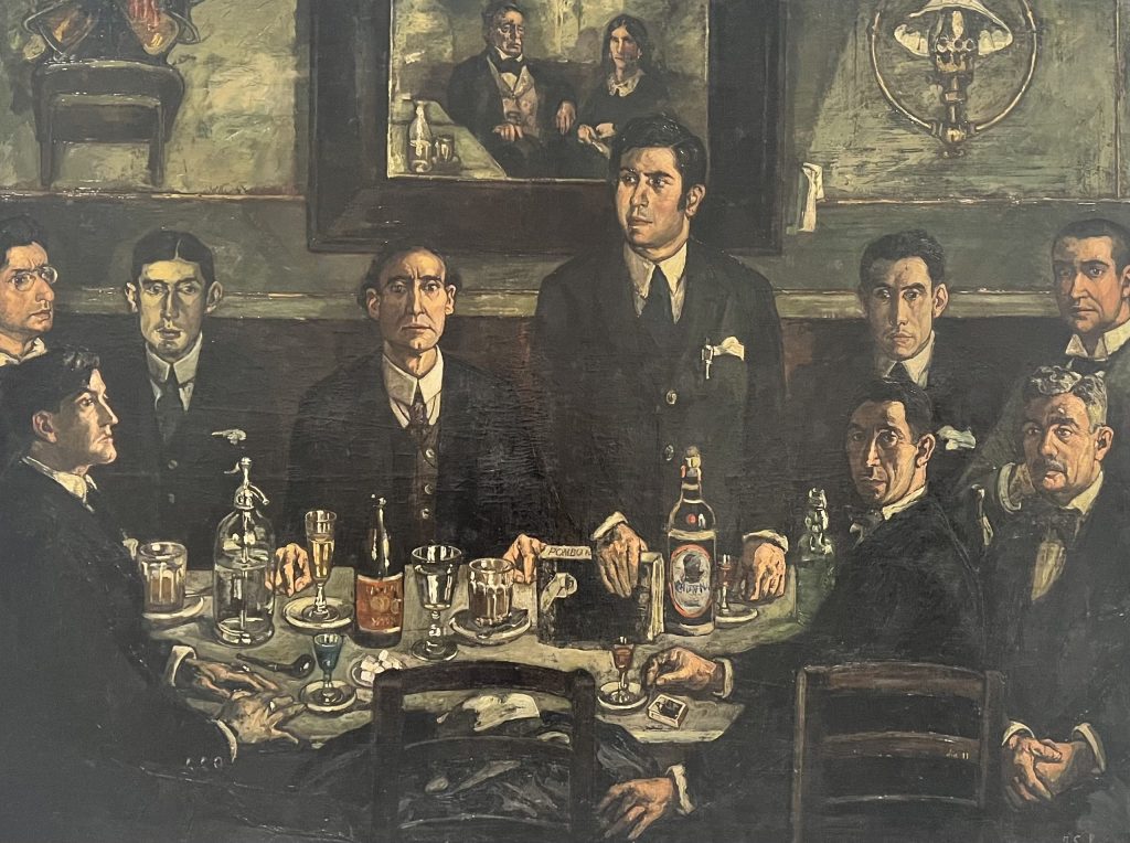 The Café de Pombo Gathering, José Gutiérrez Solana. Museo Reina Sofía. The guides you need