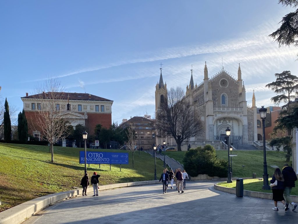 Monastry and Royal Academy of Spain from the Prado Museum. Landscape of light. Pict by TGYN