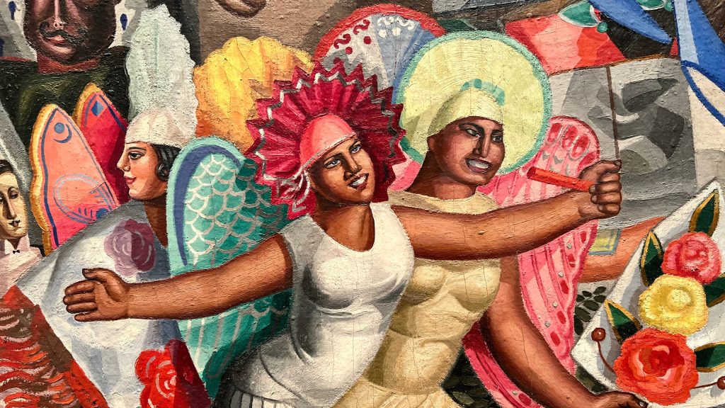 Detalle de "Verbena", de Maruja Mallo. Museo Reina Sofía. The guides you need
