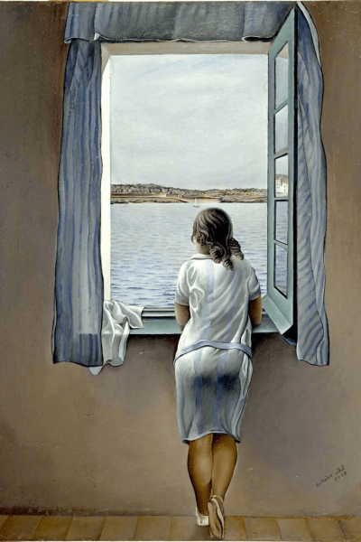Muchacha en la ventana Dali Museo Reina Sofia
