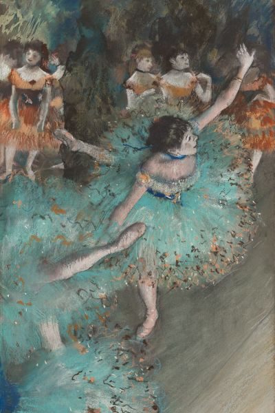bailarina verde edgar degas bailarina basculando museo thyssen madrid